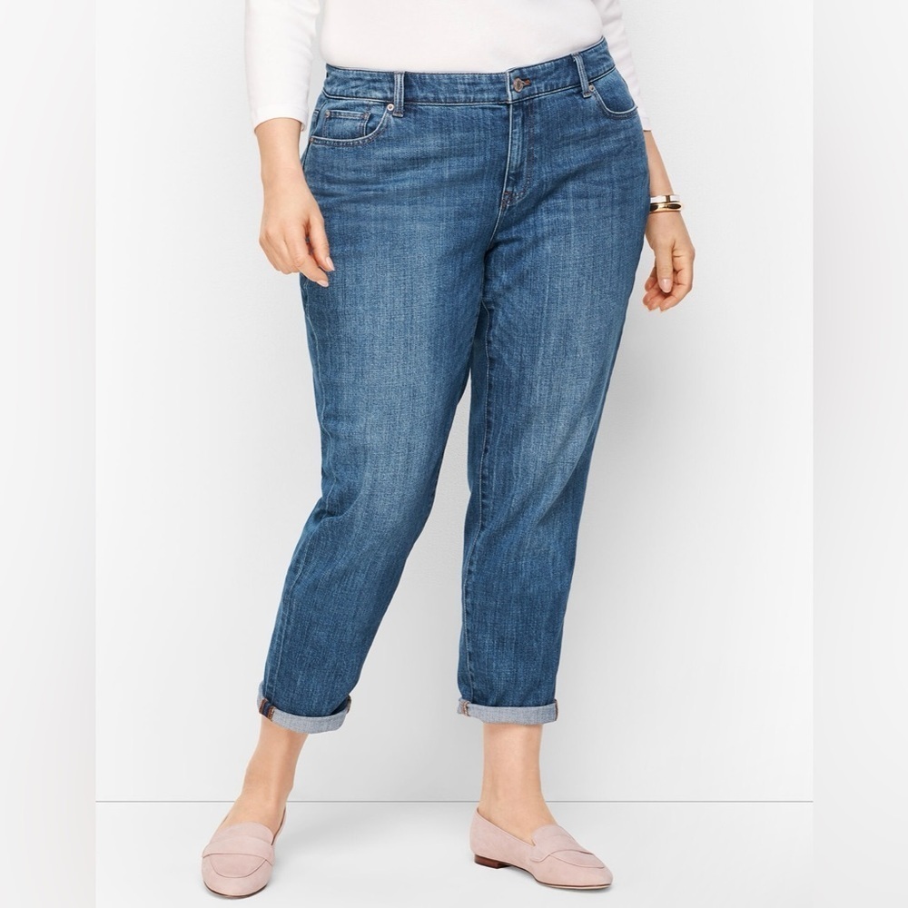 Talbots Medium Wash Boyfriend Jeans for Women